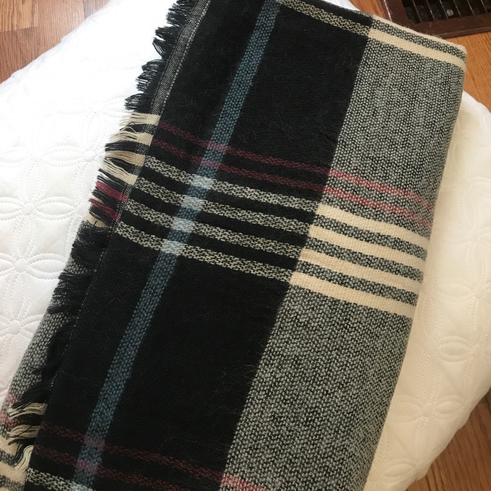Plaid Blanket Scarf